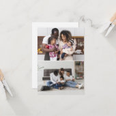 Maak je eigen 2 foto collage kaart (Voorkant / Achterkant in situ)