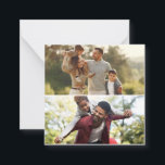 Maak je eigen 2 foto collage notitiekaartje<br><div class="desc">Personaliseer je eigen persoonlijke fotografie. Je kunt dit aangepaste product maken voor speciale gelegenheden zoals huwelijken,  verjaardagen,  Kerstmis,  feestdagen,  herdenkingen,  afstuderen,  jubilea en meer. Het kan ook worden gegeven als cadeau aan je beste vriend,  goede vriend,  familie en verwanten.</div>