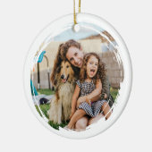 Maak je eigen 2 foto keramisch ornament (Links)