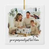 Maak je eigen 2 foto keramisch ornament (Achterkant)