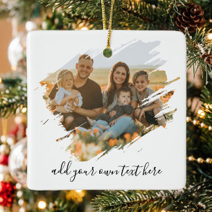 Maak je eigen 2 foto keramisch ornament