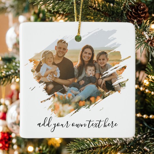 Maak je eigen 2 foto keramisch ornament