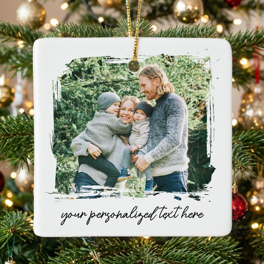 Maak je eigen 2 foto keramisch ornament