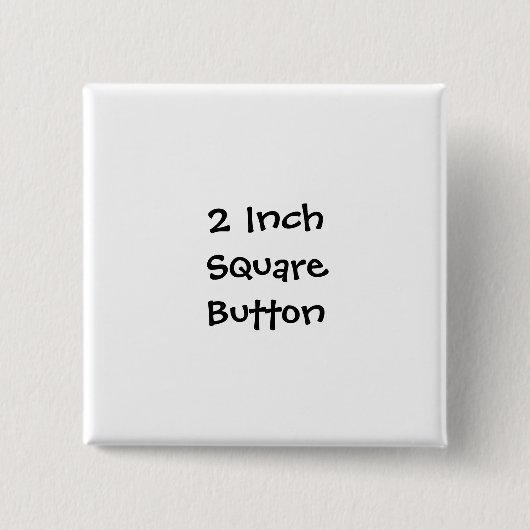 Maak Je Eigen 2'' Vierkante Knop Button 5,1 Cm (Voorkant)