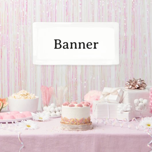 Maak je eigen 2' x 1' binnen spandoek (Feest)