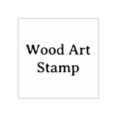 Maak Je Eigen 2" x 2" Houten Kunst Rubberstempel (Afrduk)
