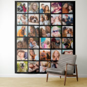 Maak Je Eigen 30 Vierkante Foto Collage Sprei Wandkleed (In situ)