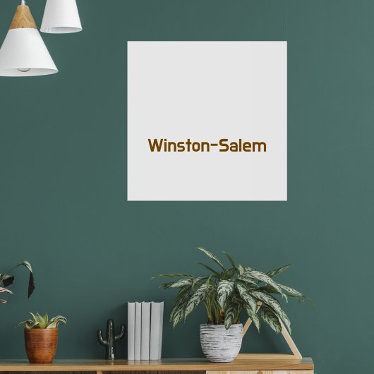 Maak je eigen 30" x 30" mat poster (Woonkamer 1)