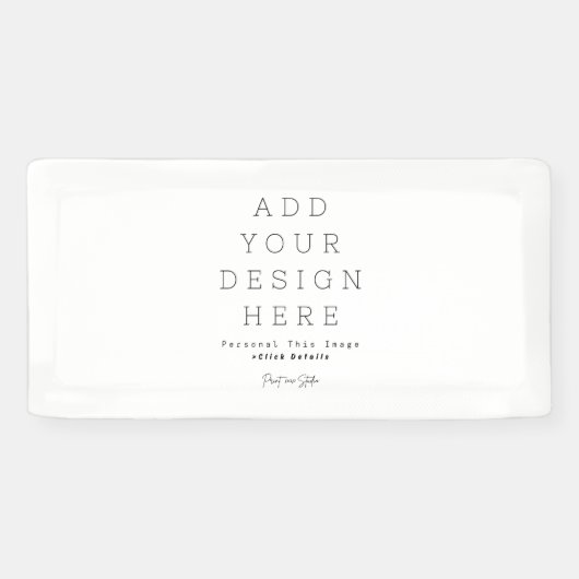 Maak Je Eigen 30cm x 60cm Spandoek (Horizontaal)