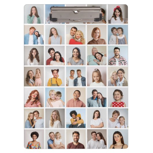 Maak Je Eigen 35 Foto Collage Klembord (Voorkant)