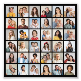 Maak Je Eigen 36 Foto Collage Foto Vergroting Afdruk
