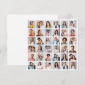 Maak je eigen 36 foto collage notitiekaartje (Voorkant / Achterkant)