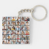 Maak Je Eigen 36 Foto Collage Sleutelhanger (Achterkant)