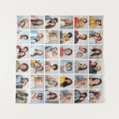 Maak Je Eigen 36 Foto Collage Wandkleed (Voorkant (horizontaal))