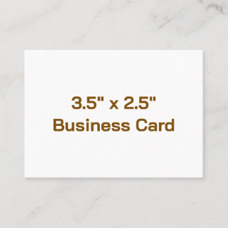 Maak Je Eigen 3.5" x 2.5" Zakelijke Visitekaart Visitekaartje