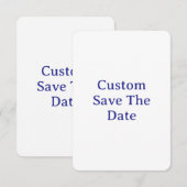 Maak je eigen 3,5" x 5" formaat save the date (Voorkant / Achterkant)