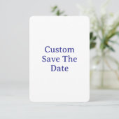 Maak je eigen 3,5" x 5" formaat save the date (Staand voorkant)
