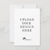 Maak Je Eigen 3.5x5 Portret RSVP Kaartje (Voorkant)