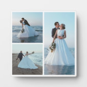 Maak Je Eigen 3 Foto Collage Fotoplaat (Voorkant)