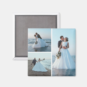 Maak Je Eigen 3 Foto Collage Magneet