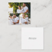 Maak je eigen 3 foto collage notitiekaartje (Voorkant / Achterkant)