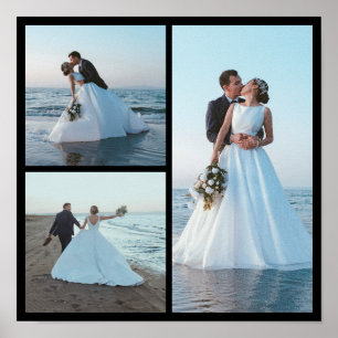 Maak Je Eigen 3 Foto Collage Poster