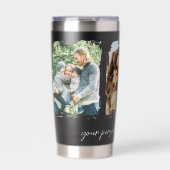 Maak je eigen 3 foto geïsoleerde drinkbeker (Voorkant)