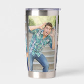 Maak Je Eigen 3 Foto Geïsoleerde Drinkbeker (Links)