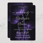 Maak je eigen - 3 Röntgenbloemen Bruiloft Kaart (Voorkant / Achterkant)