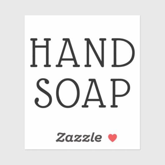 Maak Je Eigen 3X3 Handzeep Label (Vel)
