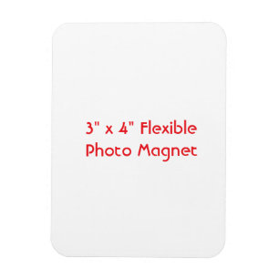 Maak je eigen 3''x4'' flexibele magneet