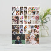 Maak Je Eigen 40 Foto Collage Kaart (Staand voorkant)