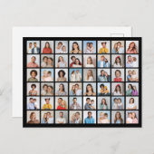 Maak Je Eigen 48 Foto Collage Briefkaart (Voorkant / Achterkant)