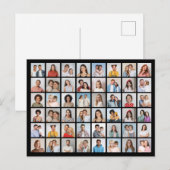 Maak Je Eigen 48 Foto Collage Briefkaart (Voorkant / Achterkant)