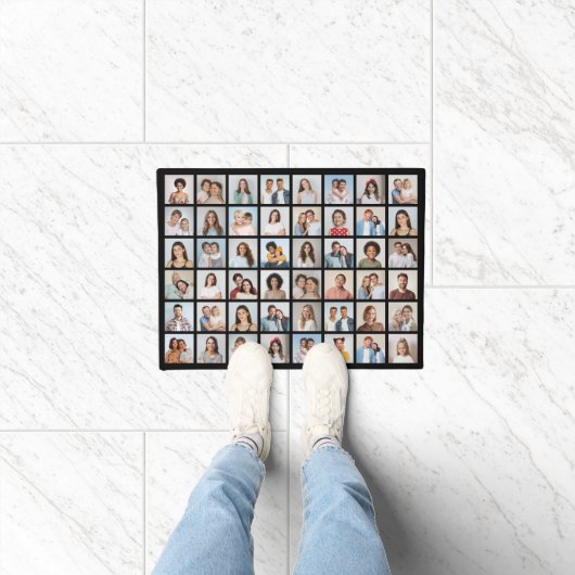 Maak Je Eigen 48 Foto Collage Deurmat (Binnen)