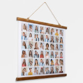 Maak Je Eigen 48 Foto Collage Hangend Wandkleed (Gebogen)