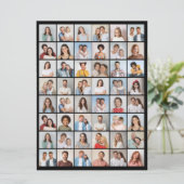 Maak Je Eigen 48 Foto Collage Kaart (Staand voorkant)