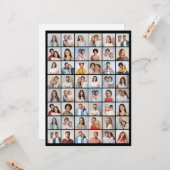 Maak Je Eigen 48 Foto Collage Kaart (Voorkant / Achterkant in situ)