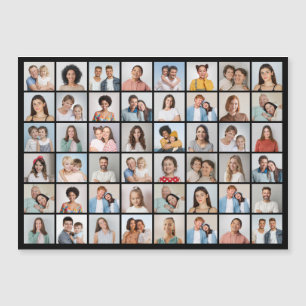 Maak Je Eigen 48 Foto Collage Magnetische Kaart