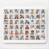Maak Je Eigen 48 Foto Collage Muismat (Voorkant)