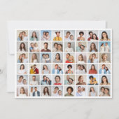 Maak Je Eigen 48 Foto Collage  Notitiekaartje (Voorkant)