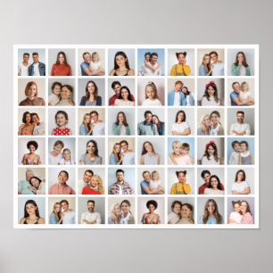 Maak Je Eigen 48 Foto Collage Poster
