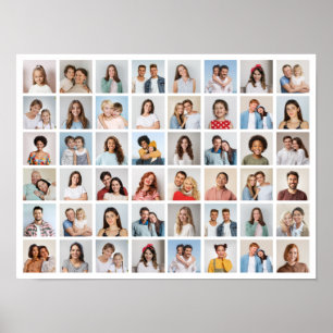 Maak Je Eigen 48 Foto Collage Poster