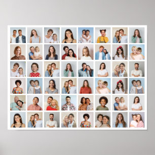 Maak Je Eigen 48 Foto Collage Poster