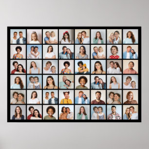 Maak Je Eigen 48 Foto Collage Poster