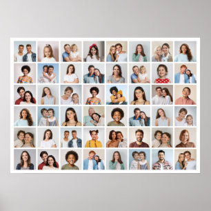 Maak Je Eigen 48 Foto Collage Poster