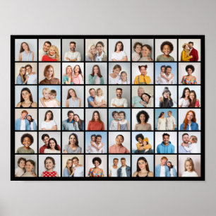Maak Je Eigen 48 Foto Collage Poster