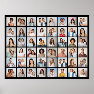Maak Je Eigen 48 Foto Collage Poster