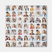 Maak Je Eigen 49 Foto Collage Magneet (Voorkant)