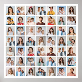 Maak je eigen 49 foto collage poster